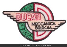 DUCATI Aufnäher Aufbügler Patches Motorrad Motorcycles MECCANICA BOLOGNA