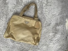 Original Prada Tasche Handtasche beige Bag Handbag Kulturtasche Kosmetikbeutel