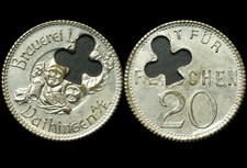 BIERMARKE: "Gut für 20 Flaschen". BRAUEREI LEICHT VAIHINGEN A/F. ⇒ STUTTGART.