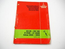 Deutz D3006-D13006 Intrac 2002 Intrac 2004 DX85-DX160 Lenkung Werkstatthandbuch