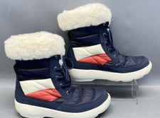 sperry winter boots red white