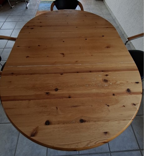 Esstisch rund oval aus - esstisch,