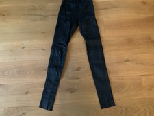 Oakwood Echtleder Legging Schwarz 36