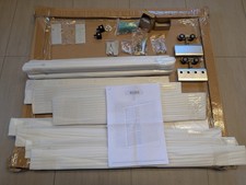 Schiebetür 76x206 Glas/Aluminium schiene 178 cm Silbern Glasscheibe Typ 60266