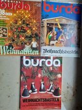 3 x BURDA 1993 + 1981 + 1979 Handarbeitshefte WEIHNACHTEN