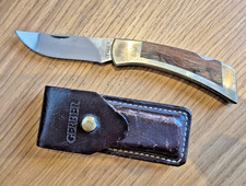 Gerber Folding Sportsman III USA Portland mit Ledertasche – Sammlerstück RAR