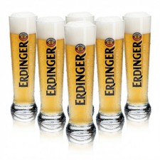 6x Erdinger Bier Glas 0,5l