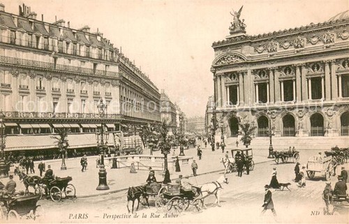 Paris perspective la rue - de,