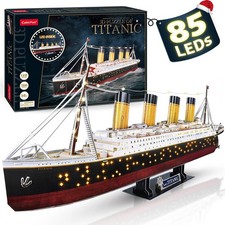 Titanic 3D-Puzzle, LED, Modell