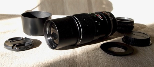 200mm super teleobjektiv - 200mm, 2x