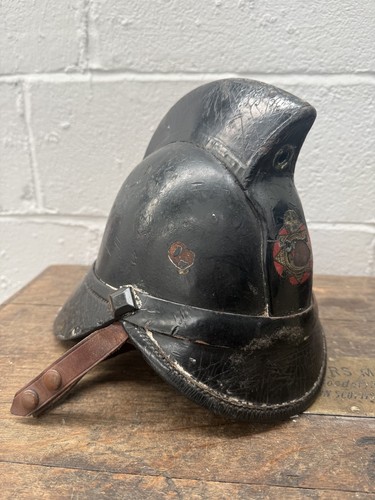 Alter leder feuerwehrhelm - alter,