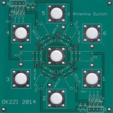 6:1 HF Antennenschalter PCB