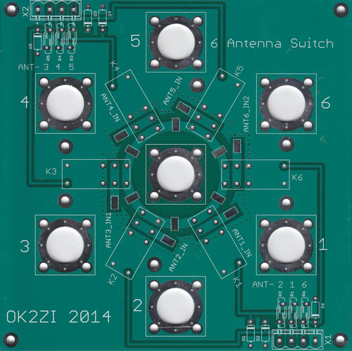 Antennenschalter pcb - 6:1,