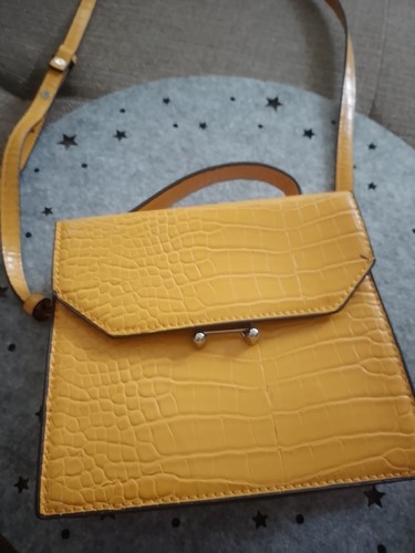 Schicke handtasche gelb - handtasche, |