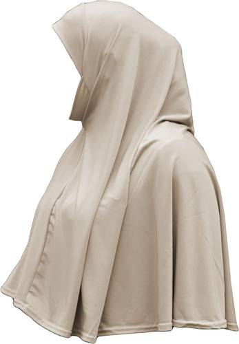 Hijab mit kinnabdeckung - mit,