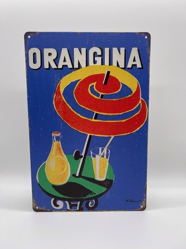Blechschild orangina 20x30cm - blechschild,