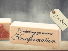 Motivstempel einladung zur - „einladung,