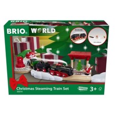 BRIO WORLD BATTERIEDAMPFLOK BATTERIE DAMPFLOK DAMPF LOK WEIHNACHTSSET 36014 NEU