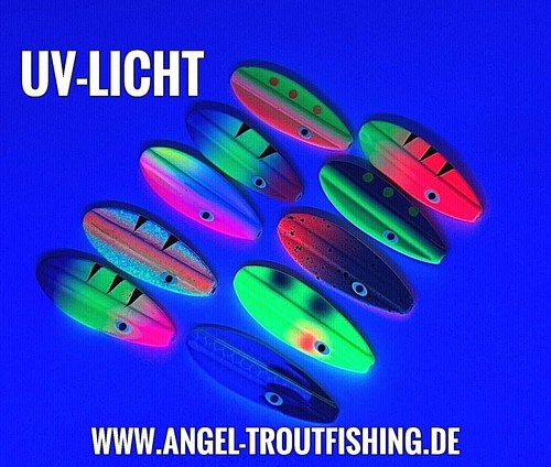 Durchlaufblinker forellen - uv,