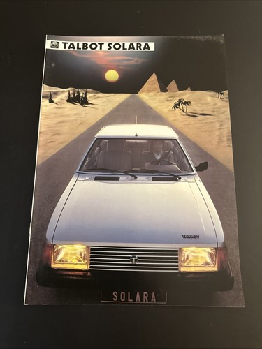 Talbot solara autoprospekt - talbot,