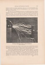 Tesla-Transformator Teslaspule Resonanztransformator DRUCK von 1903 Nikola Tesla