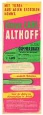 Circus Carl Althoff 1961