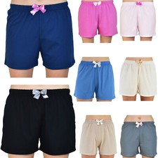 Pyjamahose für Damen Schlafshorts Pyjamashorts Born2rest 100 % Baumwolle S-3XL