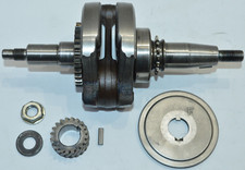 DERBI SENDA 125 KURBELWELLE PLEUEL PLEUELSTANGE ZAHNKRANZ PLATTE MOTOR