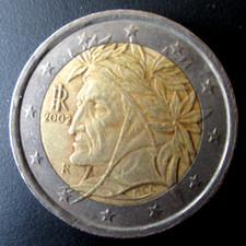 Münze 2 Euro 2002 R  Italien