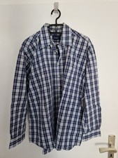 Luciano for Men - blau-weiß kariertes Hemd langarm - Größe XL 43/44