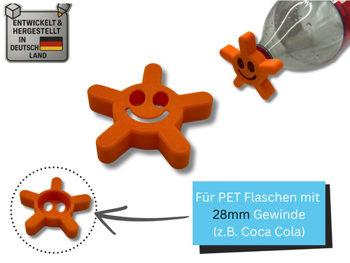 Pet flaschenöffner sun - 2x,
