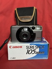 Canon Sure Shot 105 Zoom S analoge Kompaktkamera 35 mm getestet funktioniert