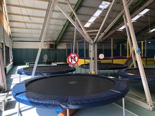 Trampolin 4er Bungee Trampolin 4 fach Hüpfbug Kinder