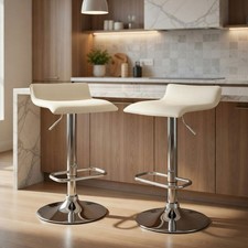 2er Set Barhocker Aure Creme