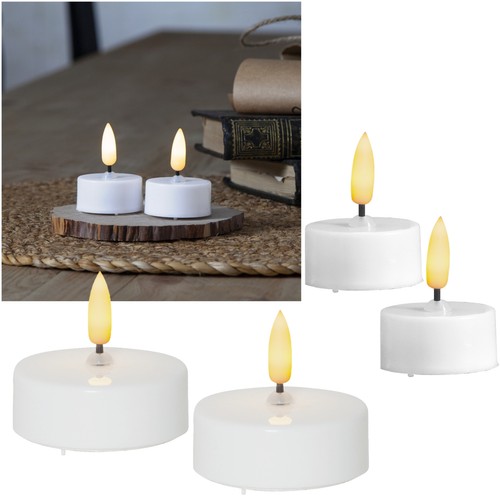 Led teelicht mit - teelicht, 2er