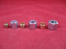 Schneidring aus Messing + Überwurfmutter 6 8 10 mm Schneidringverschraubung