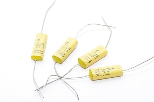 Vintage folien kondensator - 4x, folien-kondensator