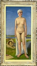 "Akt am Fluss"  Mela Muter 1899 Warschau – 1967 Paris Umkreis um 1930