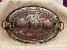 Antike Kupferform Backform ? Puddingsform ? Henkel aus Messing Nur noch für Deko