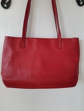 L. CREDI Damen Handtasche rot
