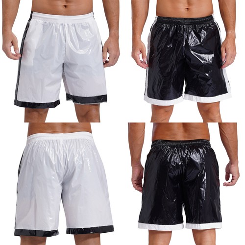 Herren wetlook shorts - de,