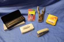 Heftzange Tacker Juwel Doppelspitzer Schreibset Kugelschrei. Locher Tacker