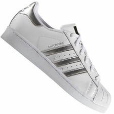 adidas Originals Superstar Sneaker Turnschuhe Schuhe AQ3091 Weiß/Silber