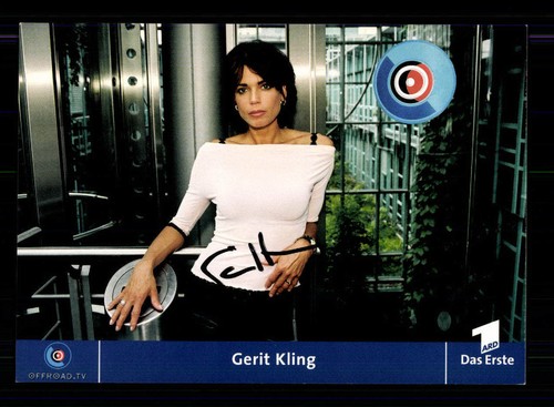 Gerit kling ard autogrammkarte - ard,