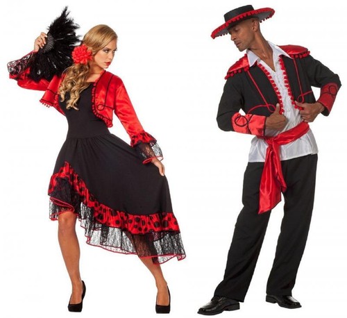 Flamenco kostüm kleid damen - kostüm,