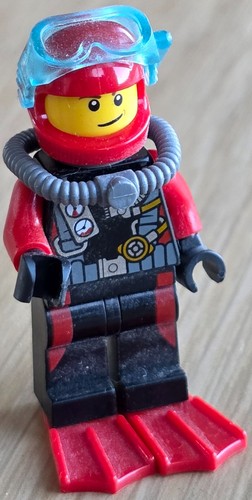 Lego minifigur taucher cty0558 - minifigur,