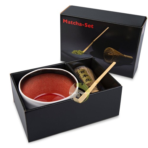 Matcha box grau rot - grau,