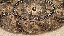Jugendstil Brosche 835er