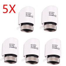 5X Stellantrieb 230V Stellmotor stromlos geschlossen nc Fußbodenheizung M30x1,5