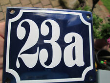 Hausnummer Emaille Nr. 23a